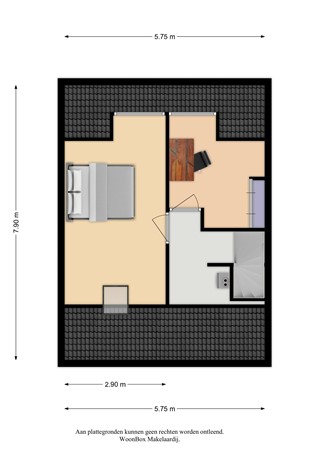Floorplan - Elzengaard 25, 5283 GB Boxtel